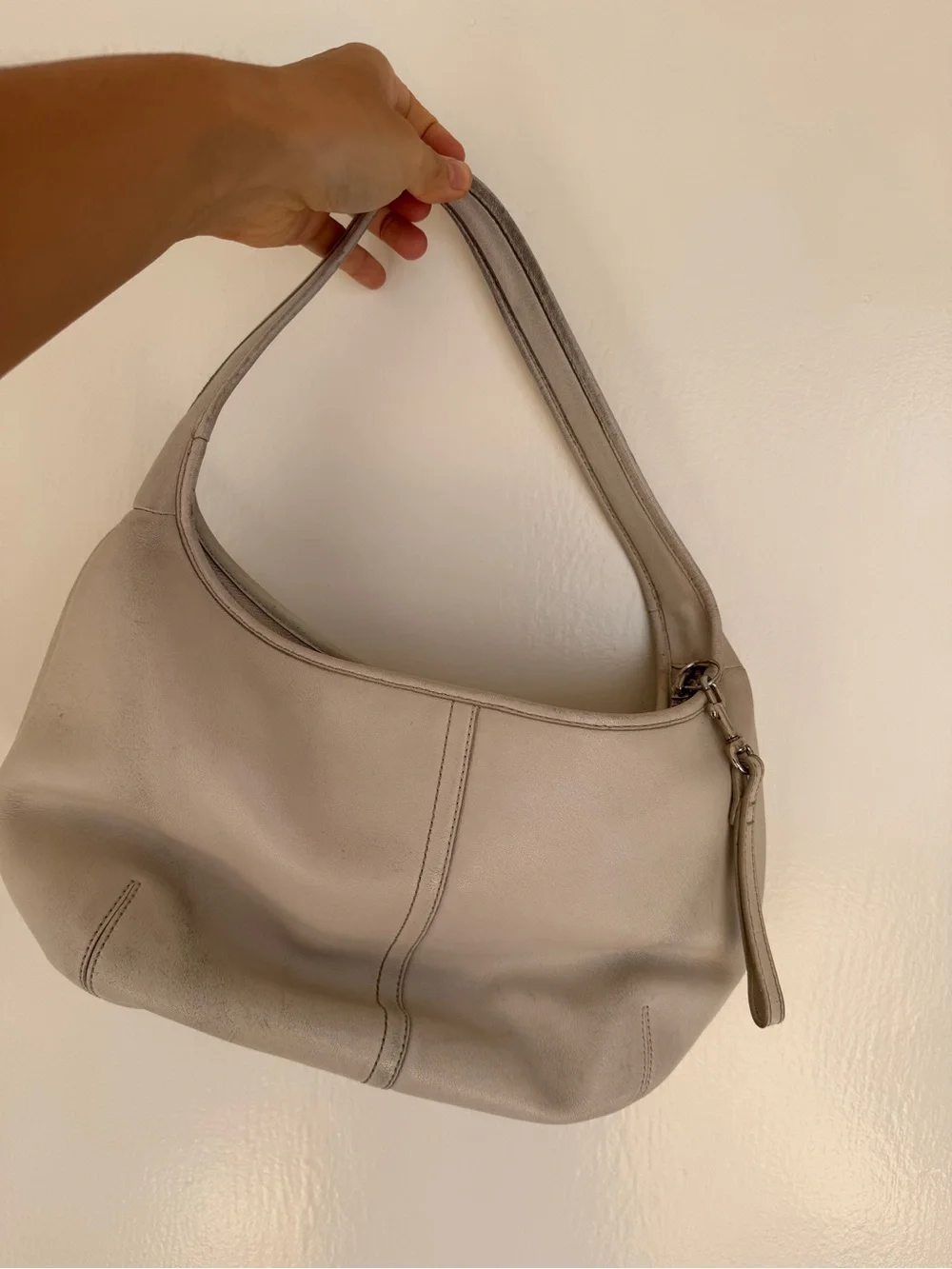 Coach Women's Shoulder Bag in Light Gray
